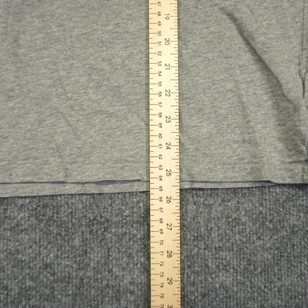 Polo Ralph Lauren Hoodie Mens Large Gray Lightweight T-Shirt Pony Preppy Shirt